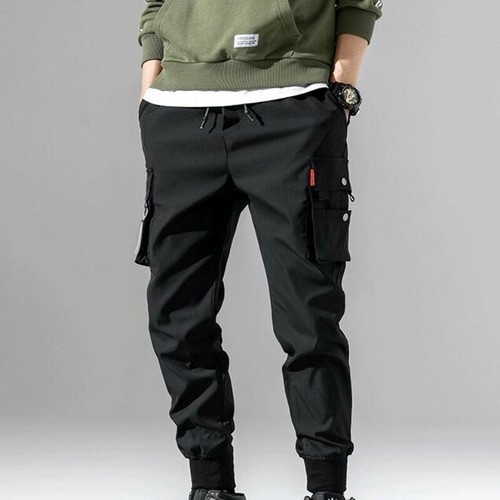 korean cargo pants mens